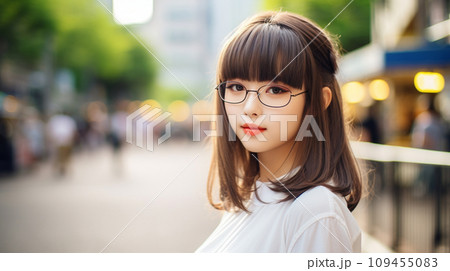 若いショートヘアのビジネスウーマン 109455083