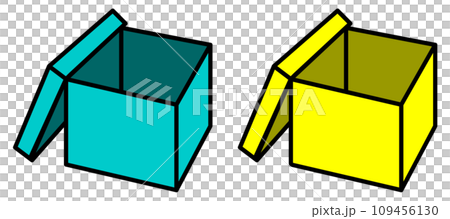 圖：一個空盒子，蓋子打開，裡面沒有任何東西 109456130