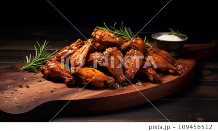 Grilled chicken wings Grilled chicken wings 109456512