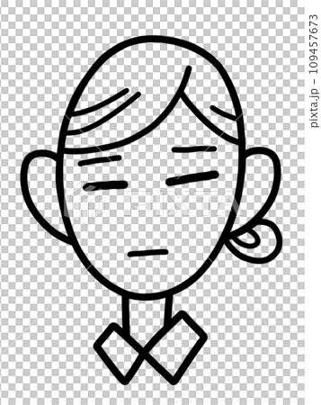 面無表情的辦公室女士 109457673