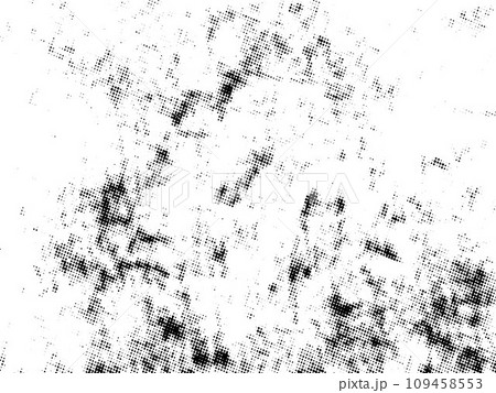Black and white Grunge halftone vector. Distress overlay texture. Abstract surface dust and rough background concept. Distress illustration place over object to create grunge effect. Vector EPS10. 109458553