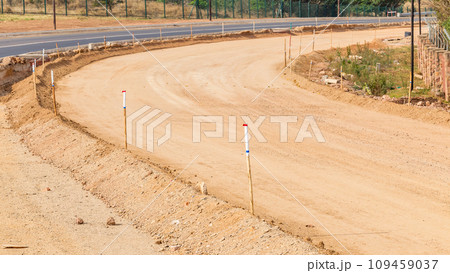 New Road Highway Earthwork Structure New Road Highway Earthwork Structure 109459037
