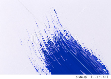 blue stroke of the paint brush blue stroke of the paint brush 109460381