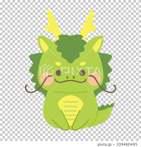 2024 Year of the Dragon New Year's card material Dragon 109460495