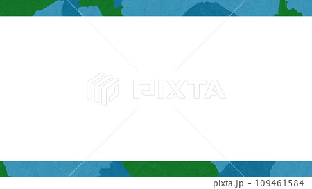 青と緑のフレーム 109461584