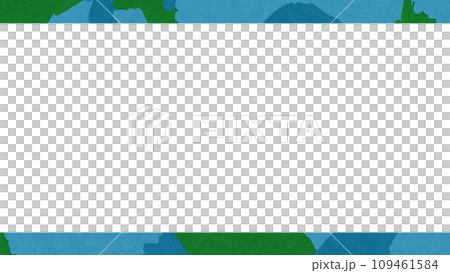 青と緑のフレーム 109461584