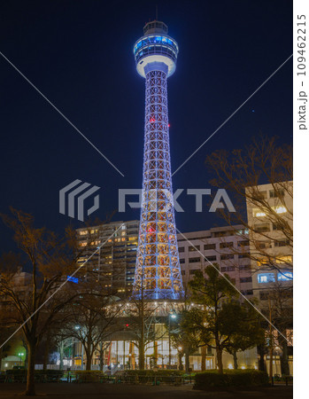 Marine Tower from Retired Lighthouse in Yokohama, Japan Marine Tower from Retired Lighthouse in Yokohama, Japan 109462215