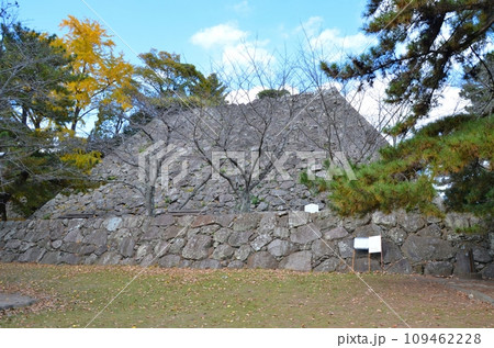 日出城 天守台の石垣 109462228