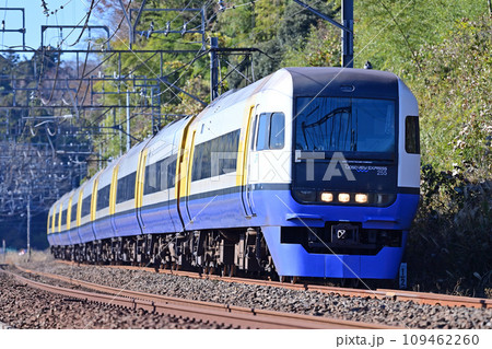 総武本線 四街道ー物井 JR東日本 255系 Be-05編成(幕張) わかしお さざなみ しおさい 総武本線 四街道ー物井 JR東日本 255系 Be-05編成(幕張) わかしお さざなみ しおさい 109462260