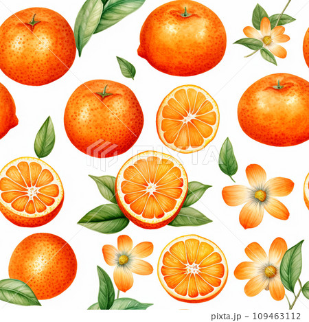 Watercolor Mandarin Seamless Pattern, Aquarelle Tangerine Fruit, Creative Watercolor Orange Tile Watercolor Mandarin Seamless Pattern, Aquarelle Tangerine Fruit, Creative Watercolor Orange Tile 109463112
