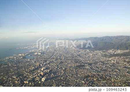 兵庫県西宮市、芦屋市、神戸市の空撮写真／兵庫県西宮市、芦屋市、神戸市 109463243