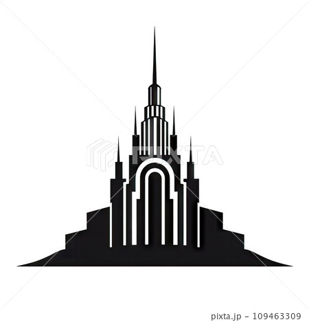 Poland Temple Icon, Europe Palace Isolated, Ancient Church Silhouette, Historical Architecture Castle Minimal Poland Temple Icon, Europe Palace Isolated, Ancient Church Silhouette, Historical Architecture Castle Minimal 109463309