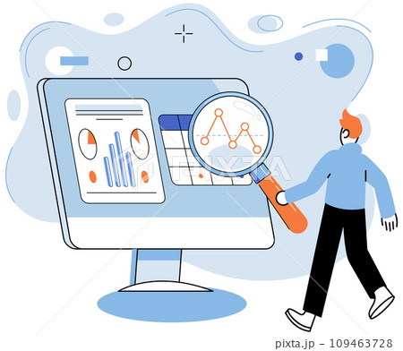 Business data analysis vector illustration. Employment takes flight on wings analytic investigation The heartbeat business echoes in chambers data examination Information is fuel propelling engine Business data analysis vector illustration. Employment takes flight on wings analytic investigation The heartbeat business echoes in chambers data examination Information is fuel propelling engine 109463728