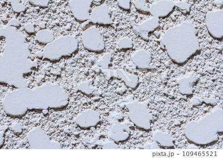 Fresh concrete wall in the construction site, gray wall with cement floor, construction background renovation process, abstract 109465521