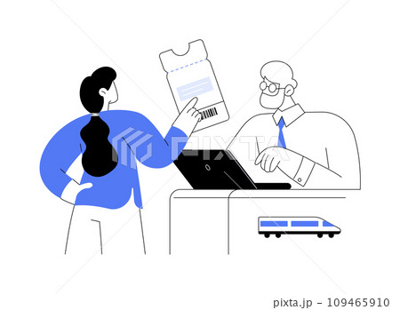Ticket office abstract concept vector illustration. 109465910