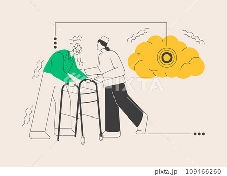 Parkinson disease abstract concept vector illustration. Parkinson disease abstract concept vector illustration. 109466260