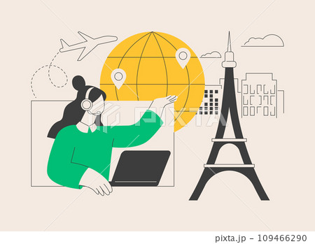 Travel agent abstract concept vector illustration. Travel agent abstract concept vector illustration. 109466290