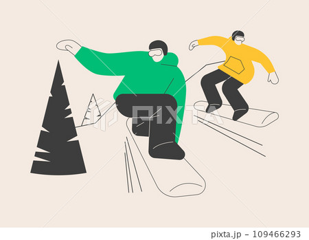 Boarding abstract concept vector illustration. 109466293