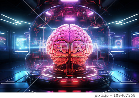 Human brain. Brain scans, integrating technology into neuroscience 109467559