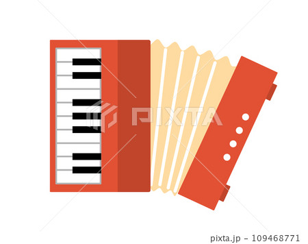 アコーディオンをイメージしたイラスト 109468771