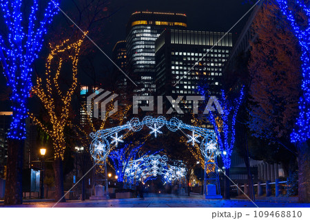 大阪中之島雪の結晶イルミネーション 109468810