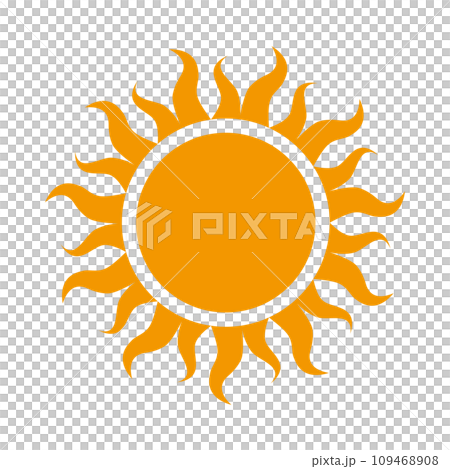 Sun illustration, icon representing sunlight Sun illustration, icon representing sunlight 109468908
