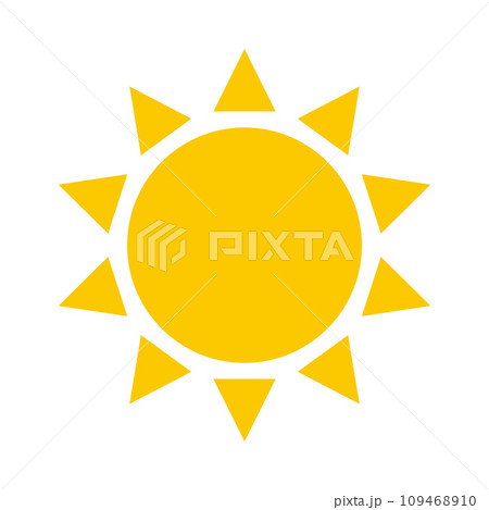太陽のイラスト,太陽光を表すアイコン 太陽のイラスト,太陽光を表すアイコン 109468910