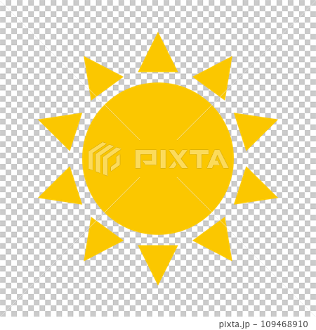 太陽のイラスト,太陽光を表すアイコン 太陽のイラスト,太陽光を表すアイコン 109468910