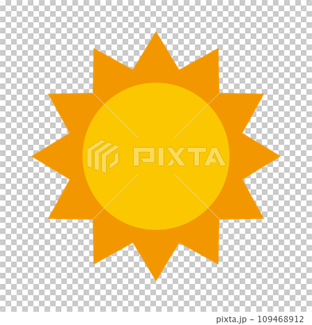 Sun illustration, icon representing sunlight Sun illustration, icon representing sunlight 109468912
