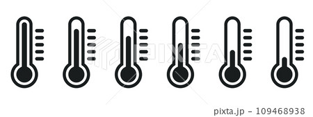 温度計や気温を表すアイコン 109468938