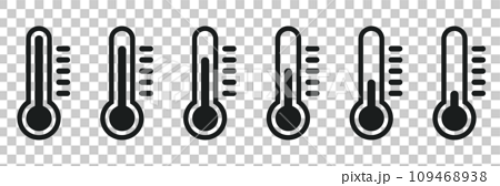温度計や気温を表すアイコン 109468938