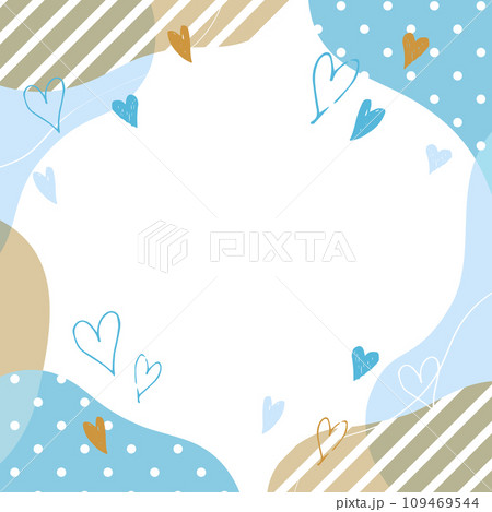 オシャレなホワイトデーバナー素材_文字なし（1：1） 109469544