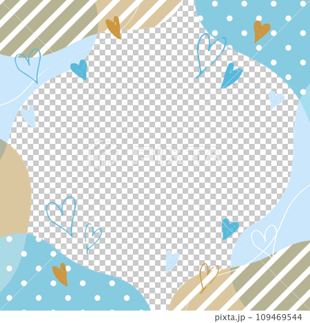 時尚白色情人節橫幅素材_無文字 (1:1) 109469544