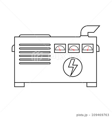 Electric Generator icon Electric Generator icon 109469763