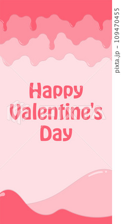 フレーム素材_垂れた液体_ピンク 109470455