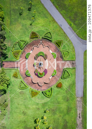 Aerial view of Pasak Chonlasit Dam in Lopburi, thailand 109471376