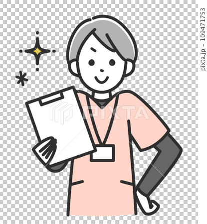 有病歷的女醫護人員 有病歷的女醫護人員 109471753