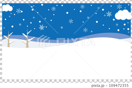 Seamless snow background Seamless snow background 109472355