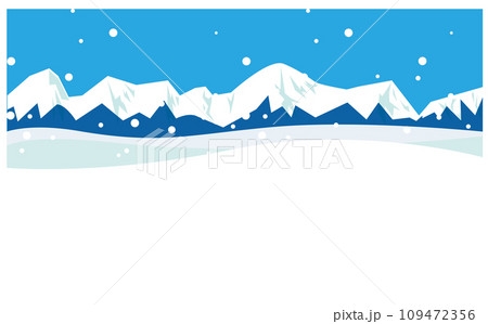 雪の残る山と雪原 雪の残る山と雪原 109472356