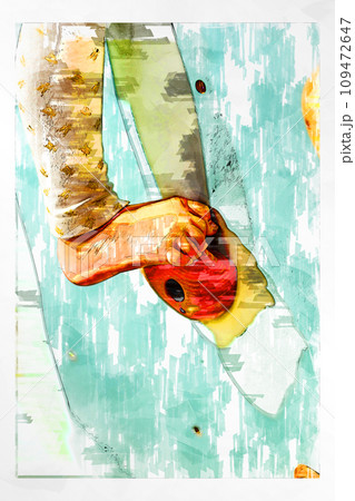 スケッチ ボルダリング ボルダリングウォール 壁 木製 ホールド クライミングジム ボルダリングジム 109472647