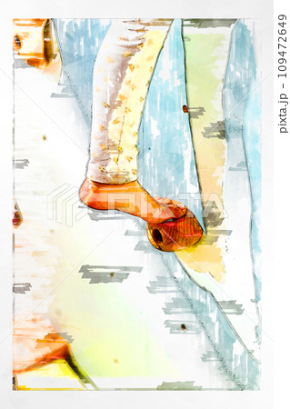 スケッチ ボルダリング ボルダリングウォール 壁 木製 ホールド クライミングジム ボルダリングジム 109472649