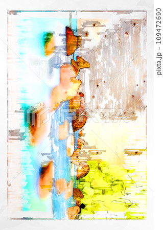 スケッチ ボルダリング ボルダリングウォール 壁 木製 ホールド クライミングジム ボルダリングジム 109472690