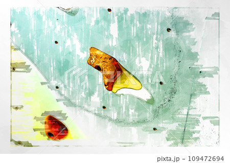 スケッチ ボルダリング ボルダリングウォール 壁 木製 ホールド クライミングジム ボルダリングジム 109472694