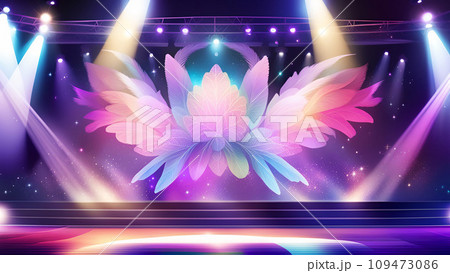 ステージ・舞台・スポットライトの素材 109473086