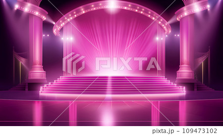 ステージ・舞台・スポットライトの素材 109473102