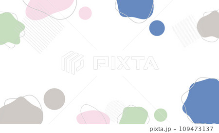 カラフルで抽象的な液体シェイプのベクターイラストセット 109473137