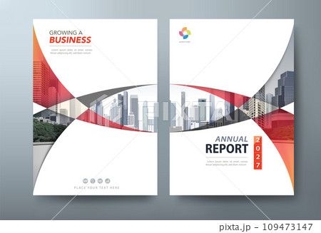 Flyer, Annual report, book cover. 会社案内パンフレット 109473147