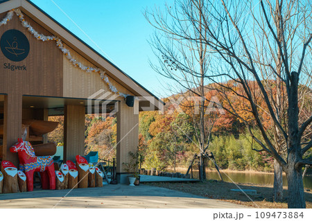 紅葉の宮沢湖 109473884