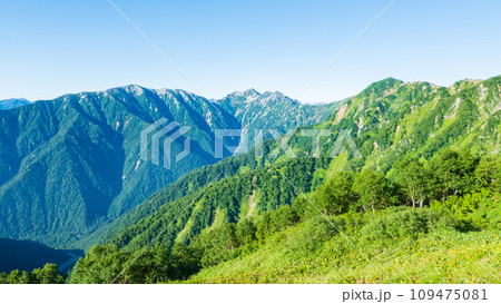 夏の爺ヶ岳登山(種池山荘から針ノ木岳・蓮華岳方面の眺め) 夏の爺ヶ岳登山(種池山荘から針ノ木岳・蓮華岳方面の眺め) 109475081