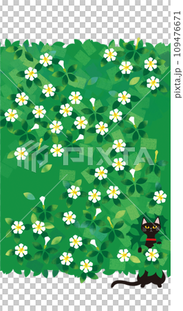 梔子花裡的黑貓 梔子花裡的黑貓 109476671